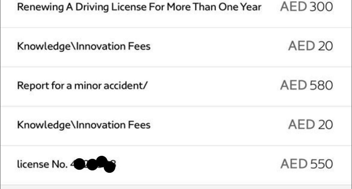 driving license renewal UAE