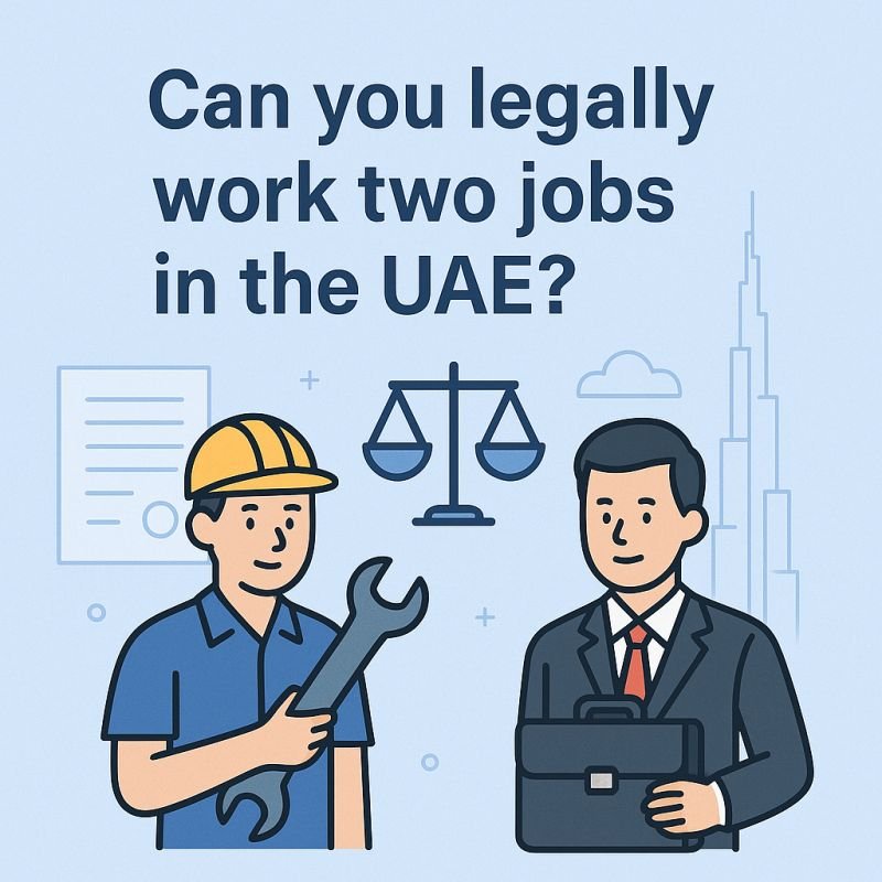 working two jobs in UAE